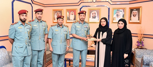 Sharjah Police Chief receives delegation from Supreme Council for Family Affairs